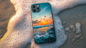Sunset design in the seashore mock-up 3