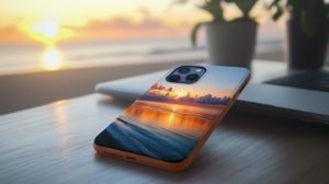 Sunset design in the seashore mock-up 2