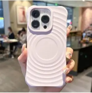 Circle rounding magnetic mobile case