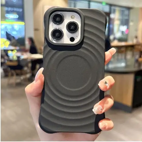 Circle rounding magnetic mobile case 2