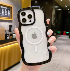 Wave magnetic mobile case
